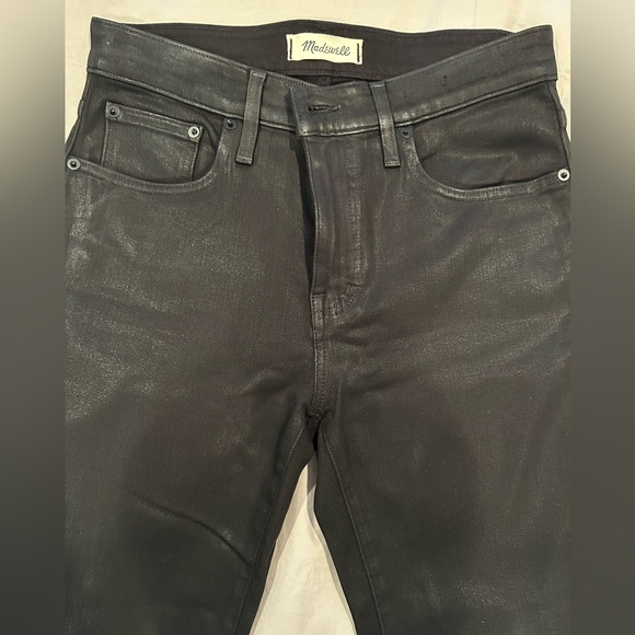Madewell Bootcut Coated Black Jeans- Size 28 - Picture 3 of 5
